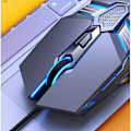 Miniatyrbild 2 av 5: G12 Optical Mouse 6 Keys Usb Interface 3200dpi Macro Programming Mechanical Mouse For Gaming Pink