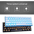 Miniatyrbild 4 av 4: Gaming Keyboard, Rk61 Dual-mode Bluetooth Mechanical Keyboard (wired / Wireless), With Led Backlight, Standby For 360 Hours, For Computer, Mobile Phon