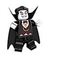 Miniatyrbild 2 av 4: 10 Halloween Building Blocks Minifigure Pumpkin Ghost Skeleton Vampire Little Zombie Zombie Assembling Building Block Toy