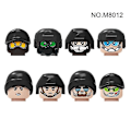 Miniatyrbild 2 av 3: Military Building Blocks Dolls Us Air Force Small Particle Assembly Toy 8pcs M8020