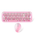 Miniatyrbild 1 av 3: Wireless Keyboard And Mouse Combination, Sweet Mixed Color Cute Keyboard And Mouse Combination, (light Pink Mixed)