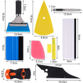 Miniatyrbild 2 av 5: Window Tint Tools Kit, 9 Pcs Protective Film Car Vinyl Wrapping Tint Installing Tool Including Window Squeegee,scraper And Blades1set