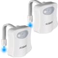 Toilet Night Light With Sensor Function For Bathroom Decoration (2 Pieces)