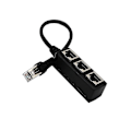 Miniatyrbild 1 av 4: 1 To 3 Rj45 Ethernet Lan Network Cable Splitter 3 Way Extender Adapter Connector