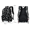 Miniatyrbild 2 av 5: Waterproof Canvas Laptop Backpack With Usb White