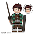 Miniatyrbild 2 av 5: 8-piece Combination Ghost Slayer Blade Assembled Building Block Minifigure Gift Toy