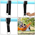 Miniatyrbild 5 av 5: Swing Attachment, Hammock Attachment Swing Suspension Strap Kit With 2 Heavy Duty Carabiners And D-rings, Holds Up To 550 Kg With Storage Bag, Tree Pr