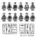 Miniatyrbild 3 av 4: Set Of 22 Minifigures Military Series Villain Mini Figures Building Block Toys