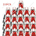 Miniatyrbild 1 av 4: 21 Pieces Of New Star Strom Wars Clone Trooper Compatible With 9488 Building Blocks Children's Toys