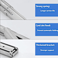 Miniatyrbild 5 av 5: Folding Console Shelf Brackets Heavy Duty Stainless Steel Folding Bracket Folding Console Table Space Saving Folding Shelf For Benches Shelves Shelf B