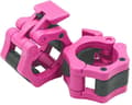 Weight Bar Collars, Locking 2 Inch Barbell Clamps Pink