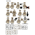 Miniatyrbild 4 av 4: Navy Seals 12 Military Series Building Blocks With Weapons Boy Building Blocks