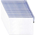 Miniatyrbild 1 av 5: 15 Pieces Zippered Folder Zipper Pocket A4 File Document Pockets With Zipper A4
