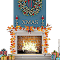 Miniatyrbild 5 av 5: String Lights Maple Leaf Twinkle Lighting Decorations For Christmas A1