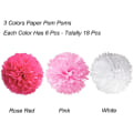 Miniatyrbild 2 av 4: Pack Of 18, Blue Pom Poms Flowers,decoration Paper Kit For Party pink