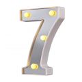 Miniatyrbillede 1 af 5: LED Marquee Bogstav Lys 26 Alfabet Lysende Bogstaver Skilt Perfekt Til Natlys Bryllup Fødselsdagsfest Julelampe Hjemmebar Dekoration B09 7