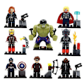 Miniatyrbild 1 av 2: 8pcs Avengers Building Block Minifigure Toy