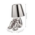 Miniatyrbild 3 av 5: Thinker Lamp Collection Desktop Night Light Silver