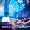 Miniatyrbild 4 av 4: Light Speaker 360u00b0 Projection Rotatable Remote Control Star