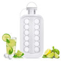 Miniatyrbild 1 av 5: Reusable Silicon Clear Ball Ice Maker Maker Mold Bottle Kettle 2 In 1 Portable Ice Ball Maker White