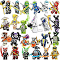 Miniatyrbillede 1 af 4: Ninja Minifigurer Sæt 24 Pak Action Figur Anime Shinobi Dukke Børnelegetøj Fødselsdagsfest Gaver