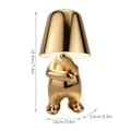 Miniatyrbild 2 av 3: Little Golden Man Led Table Lamps Touch Control Dimmable Lamp Bar Night Light Gold