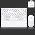 Miniatyrbild 1 av 4: Ipad Keyboard And Mouse Combo, Wireless Bluetooth Keyboard White A