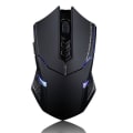Miniatyrbild 1 av 3: Wireless Gaming Mouse Breathing Backlit, 2 Programmable Side Buttons, 2000 Dpi, Ergonomic Grips 7-button Design Black