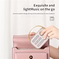 Pikkukuva 5 / 5: Mini Bluetooth 5.0 Langaton Klassinen Kaiutin Auto Retro Audio Ulkokäyttöön Kannettava Matka Pink