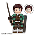 Miniatyrbild 2 av 4: 8pcs Demon Slayer Series Nezuko Tanjiro Assembly Building Blocks Minifigure Combo