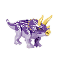 Miniatyrbillede 4 af 4: Jurassic Dinosaur Byggeklodser Tyrannosaurus Rex Triceratops Pterosaur Dobbeltkrone Drage Velociraptor Samlede Legetøj 16 stk