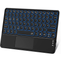 Miniatyrbild 1 av 4: Bluetooth Keyboard With Touchpad Rechargeable Portable Wireless Bluetooth Tablet Keyboard With