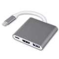 Miniatyrbild 1 av 3: 3 in 1 Adapter USB Type C Hub USB-C Dock