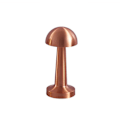Miniatyrbild 5 av 5: Rechargeable Led Table Lamp Touch Sensor Desk Light Bedroom Restaurant Bar Decor Bronze Mushroom