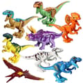 Building Blocks World Dinosaurs Figures Bricks Assemble Kids Toys