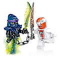Miniatyrbillede 3 af 4: 24 stk. Phantom Ninja Byggeklodser Minifigur Byggeklods Legetøj
