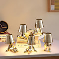 Miniatyrbild 3 av 3: 5 Styling Options Thinker Lamp Collection Desktop Night Light Gold E