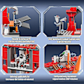 Miniatyrbild 4 av 4: City Aerospace Rocket Launch Center Architecture Building Blocks Model Ideas Space Astronaut Figures Bricks Stem Toys For Kids485pcs No Box