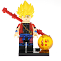 Miniatyrbillede 2 af 4: 8 stk. Anime Dragon Ball Z Byggeklodser Guko Gogeta Beerus Majin Buu Actionfigurer Klodser Legetøj Børnegaver Børnelegetøj