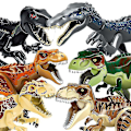Miniatyrbild 1 av 3: Large Building Blocks Assembled Educational Dinosaur Toys, A Variety Of Dinosaur Models S1