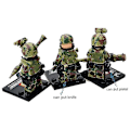 Miniatyrbild 3 av 4: Falcon Commando Minifigure 6pcs Small Particle Assembled Military Building Block Doll
