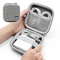 Miniatyrbillede 1 af 4: Bærbar opbevaringspose til høretelefoner, hårdt etui til digitale gadgets, Eva Bluetooth-taske, datakabel, Mac-oplader, U-disk beskyttelsescover