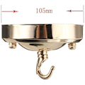 Miniatyrbild 2 av 4: Ceiling Rose Hook,retro Iron Ceiling Hook Chain Hook,multi-purpose Hooks Ceiling Light Hook Pendant