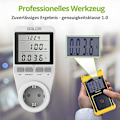 Miniatyrbild 3 av 5: Electricity Meter 3680w, Electricity Meter For Socket, Energy Cost Meter With Large Lcd Screen And Maximum Overload Protection, Electricity Meter For