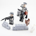 Miniatyrbild 4 av 4: Military Building Blocks Set Small Particles Assembled Building Blocks Minifigure Boy Children's Toys