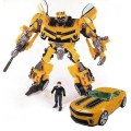 Miniatyrbild 1 av 4: Transformers Bumblebee Robot Car Action Figure Toy