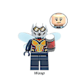 Miniatyrbillede 3 af 5: 8 stk. Superhelte Samlede Byggeklodser Minifigur Ant-man Wasp Kvindelig Forfader Baron Lizemo Spøgelsesdukke Byggeklods Legetøj