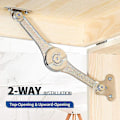 Miniatyrbild 3 av 3: Heavy Duty Lid Support Hinges Soft Close Folding Lid Stay Hinge Keep Lid Hinge Open For Cabinet2pcs