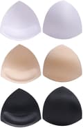 Bra Pads Bikini Pad Bra Inserts Push-up Pad, 3 Colors, Triangle Shape, Black