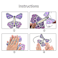 Miniatyrbild 1 av 2: 10/20/100pcs Fluttering Flying Butterfly Wind Up Butterfly Flutter Card Prank Butterfly Flying Paper 100pcs